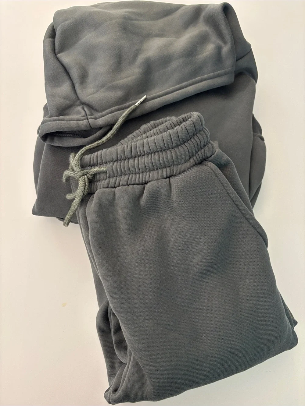 Girls  Charcoal Jogger with Matching Cropped Hoodie